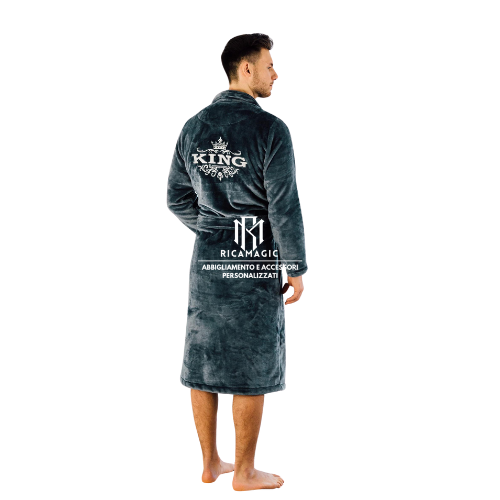 Unisex-Bademantel aus 100 % Baumwolle