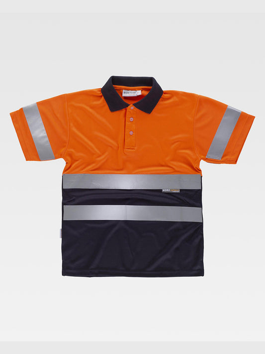 Zertifiziertes Poloshirt mit hoher Sichtbarkeit