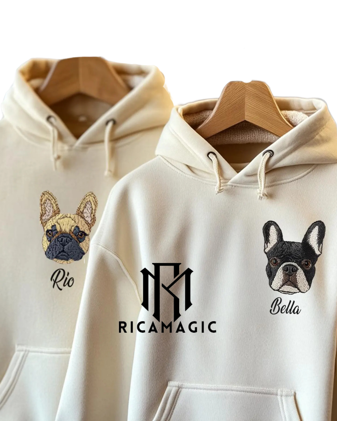 UNISEX HOODIE WITH PET PORTRAIT