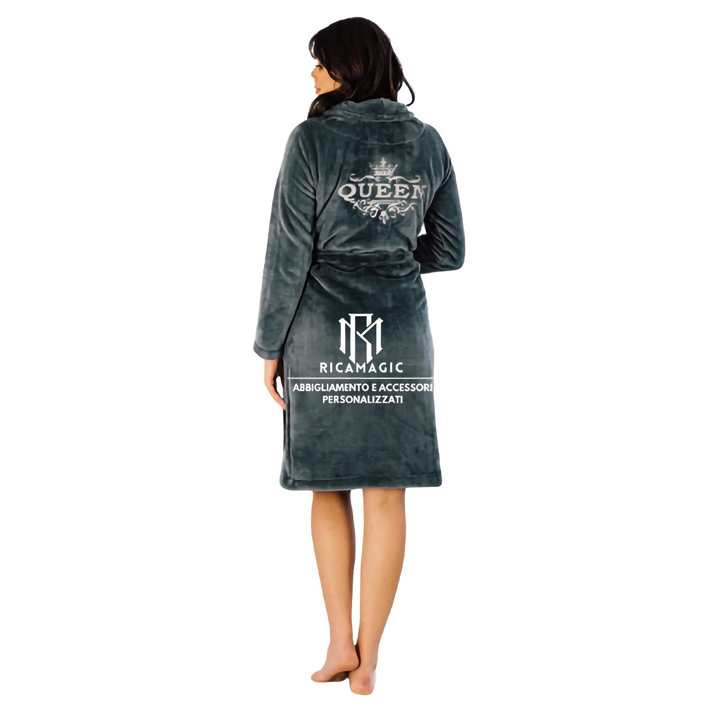 Unisex-Bademantel aus 100 % Baumwolle