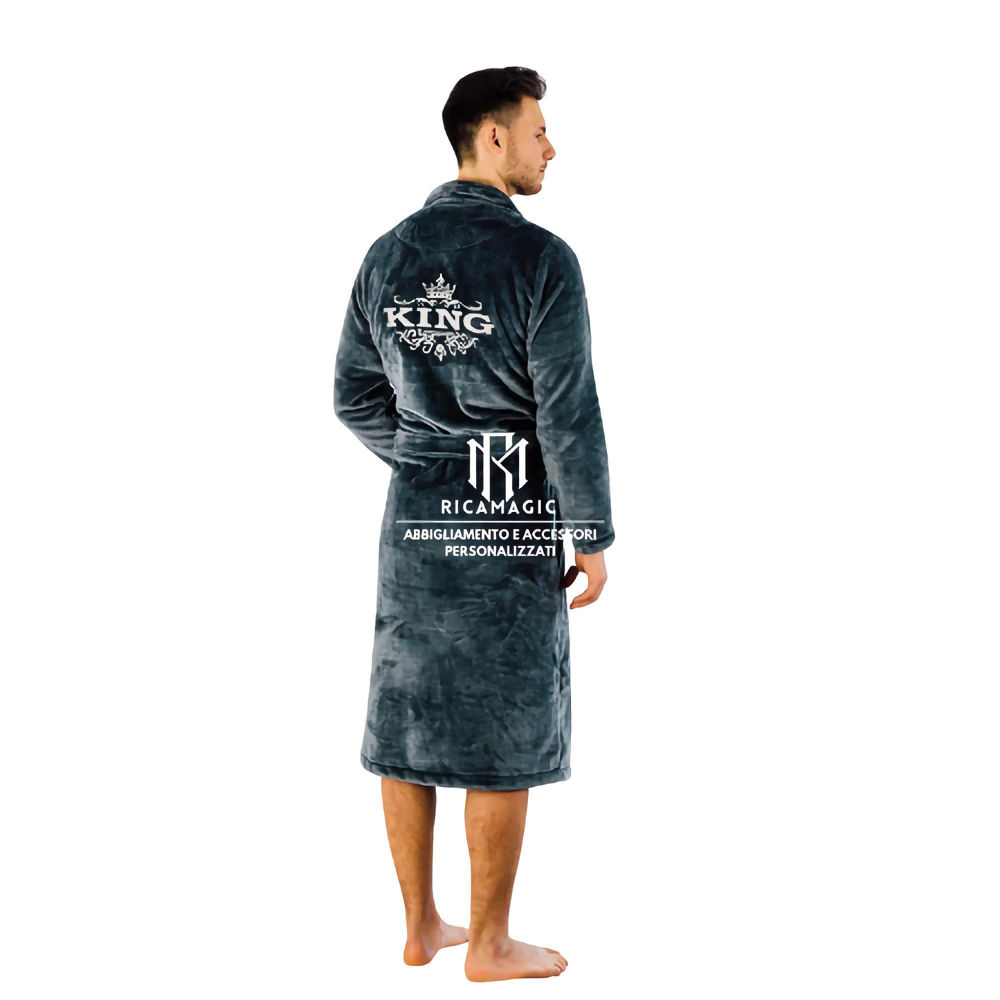 Unisex-Bademantel aus 100 % Baumwolle